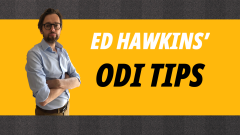 Ed has bets at 11/4 and 100/1